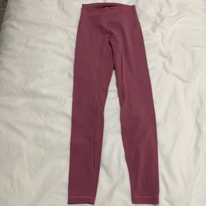 Size 4. Lululemon spiced chai leggings
